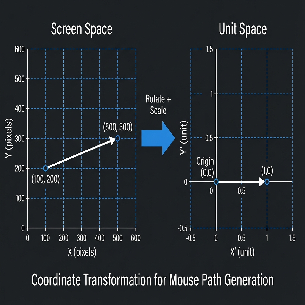 Coordinate normalization
